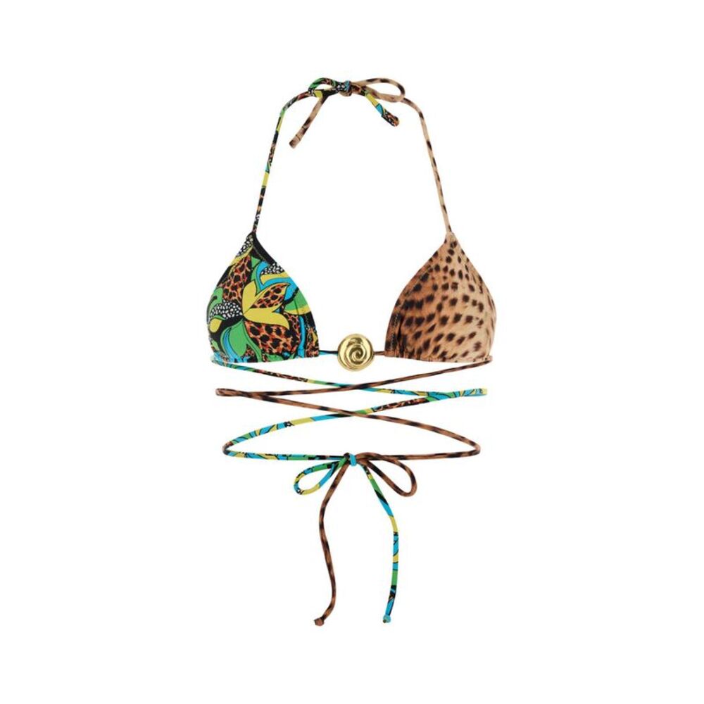 Reina Olga Women Printed Stretch Nylon Miami 2.0 Bikini Top